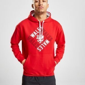Official Team Wales Square Hoodie Punainen
