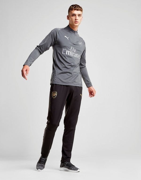 Puma Arsenal Fc 1/4 Zip Training Top Harmaa