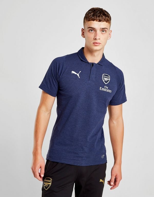 Puma Arsenal Fc Performance Polo Shirt Laivastonsininen