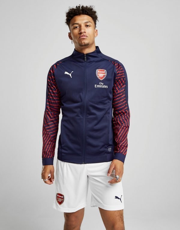 Puma Arsenal Fc Stadium Jacket Laivastonsininen