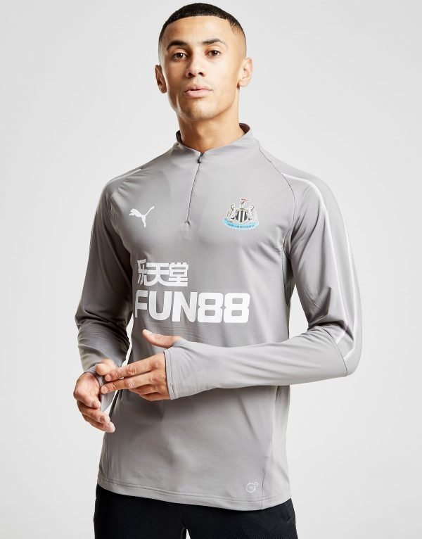 Puma Newcastle United Fc 1/4 Zip Top Harmaa