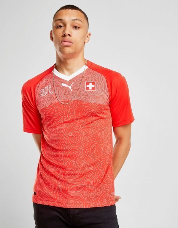 Puma Switzerland 2018 Home Shirt Punainen