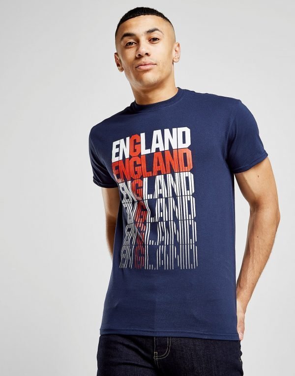 Source Lab England Flag T-Shirt Laivastonsininen