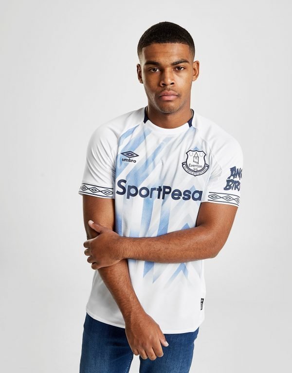 Umbro Everton Fc 2018/19 Third Shirt Valkoinen