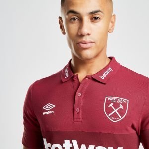 Umbro West Ham United Polo Shirt Punainen