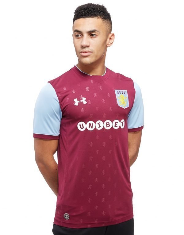 Under Armour Aston Villa Home Shirt 2017 / 18 Claret / Blue