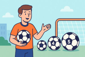 Jalkapallon valinta – koot 3, 4 ja 5 sekä futsal-pallo